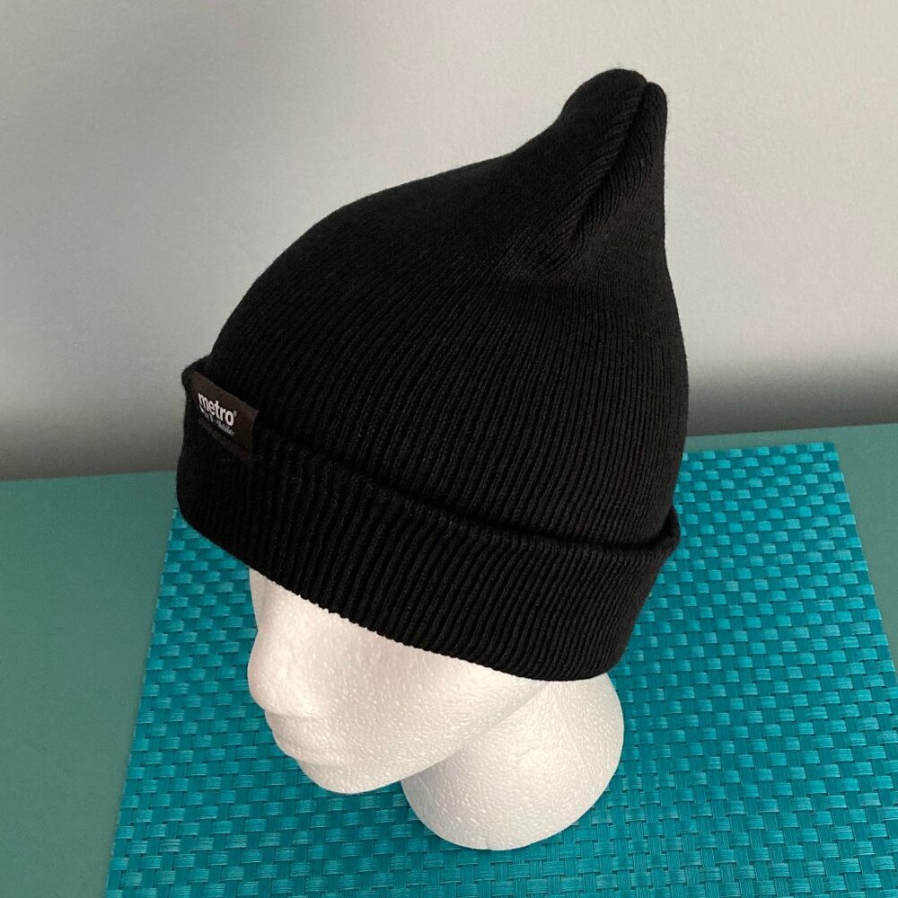 Black Knit Beanies and Gloves  - 3 Pack - NEW